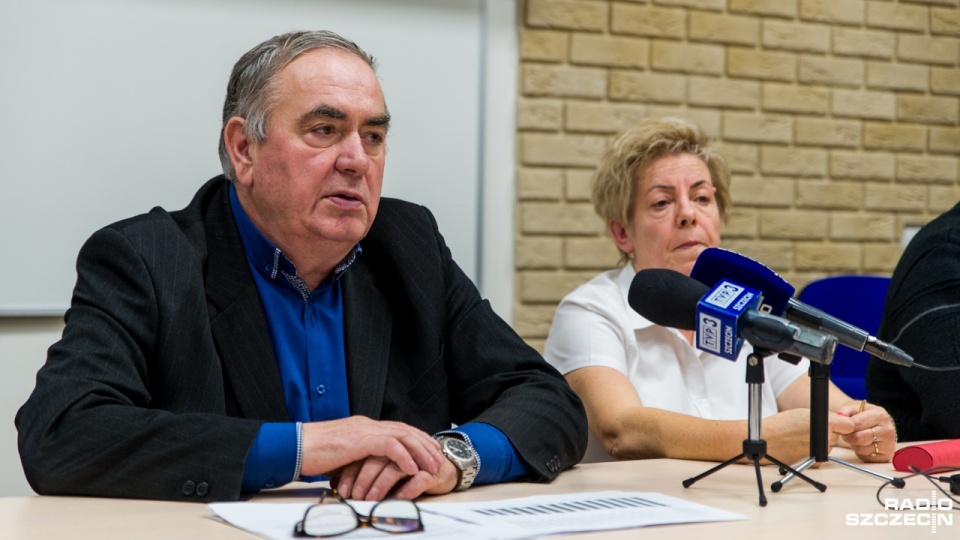 Konferencja Solidarności ws. podwyżek dla urzędników. Fot. Olaf Nowicki [Radio Szczecin]