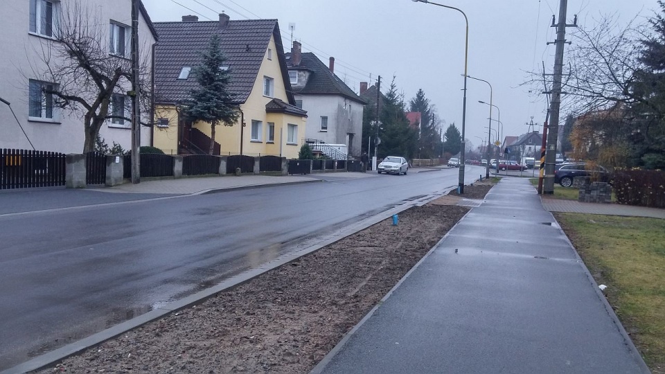 Remont Szybowcowej prawie ukończony. Fot. Marek Borowiec [Radio Szczecin]