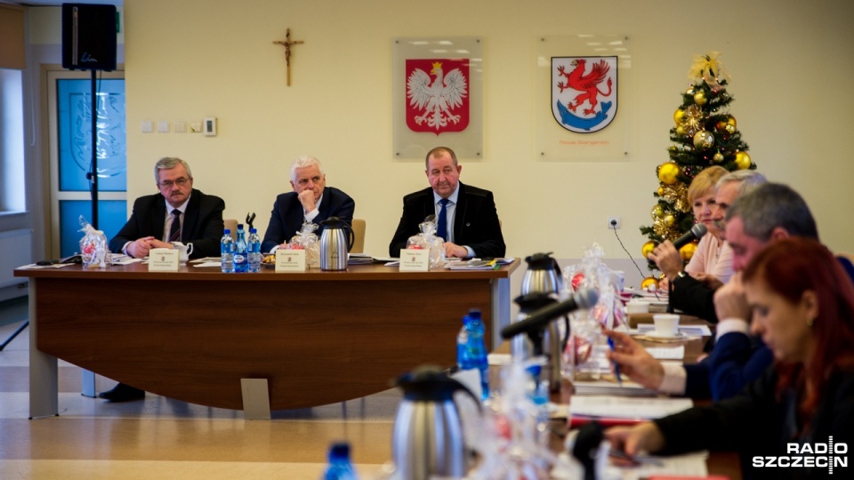 Spór na sali w sprawie strzelnicy w Bielkowie - tak było na sesji stargardzkiej rady powiatu. Fot. Olaf Nowicki [Radio Szczecin]