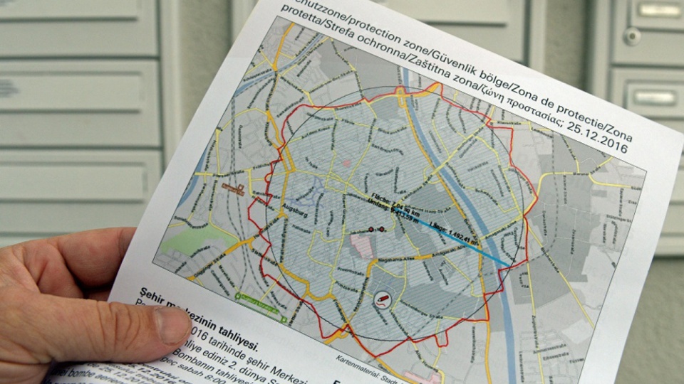 W Augsburgu znaleziono bombę z II wojny światowej. Fot. twitter.com/AugsburgCity