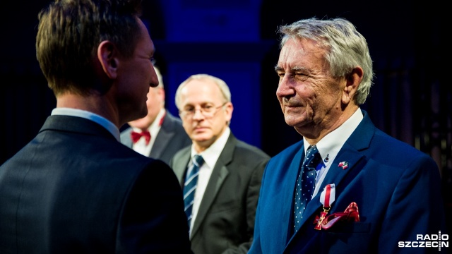 Złotą honorową odznakę Gryfa Zachodniopomorskiego otrzymał Zbigniew Ligierko, konsul honorowy Meksyku. Fot. Olaf Nowicki [Radio Szczecin] Najlepsze firmy regionu nagrodzone [ZDJĘCIA]