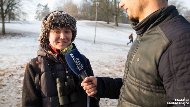 Akcja ''Ptakoliczenie'' odbywa się w Polsce od 12 lat. fot. Weronika Łyczywek [Radio Szczecin] Podliczyli ptaki w Parku Kasprowicza [WIDEO, ZDJĘCIA]