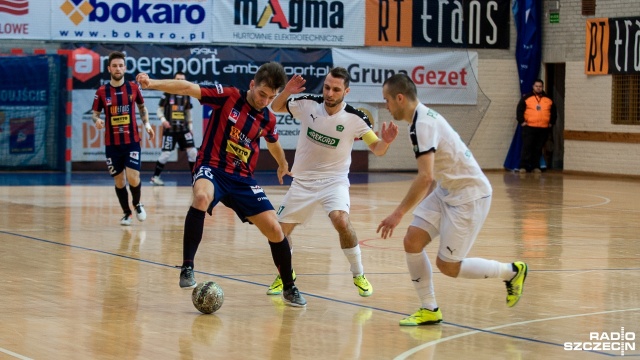 Pogoń 04. Fot. Olaf Nowicki [Radio Szczecin] Futsal: porażka Pogoni 04, BTS Rekord Bielsko-Biała górą [ZDJĘCIA]