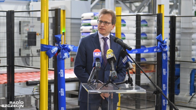 Budowa oddanej w środę do użytku inwestycji trwała dwa lata i kosztowała 30 milionów złotych. Fot. Łukasz Szełemej [Radio Szczecin] Grupa Azoty zwiększa potencjał [WIDEO, ZDJĘCIA]