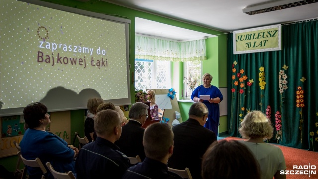 Przedszkole nr 10 "Bajkowa Łąka" świętuje 70-lecie istnienia. Fot. Weronika Łyczywek [Radio Szczecin] Bajkowe przedszkole w Szczecinie. "Sadzimy sałatę, jest fajnie" [WIDEO, ZDJĘCIA]