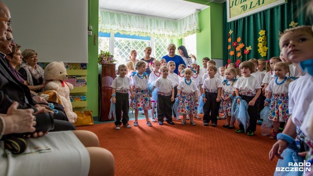 Przedszkole nr 10 "Bajkowa Łąka" świętuje 70-lecie istnienia. Fot. Weronika Łyczywek [Radio Szczecin] Bajkowe przedszkole w Szczecinie. "Sadzimy sałatę, jest fajnie" [WIDEO, ZDJĘCIA]