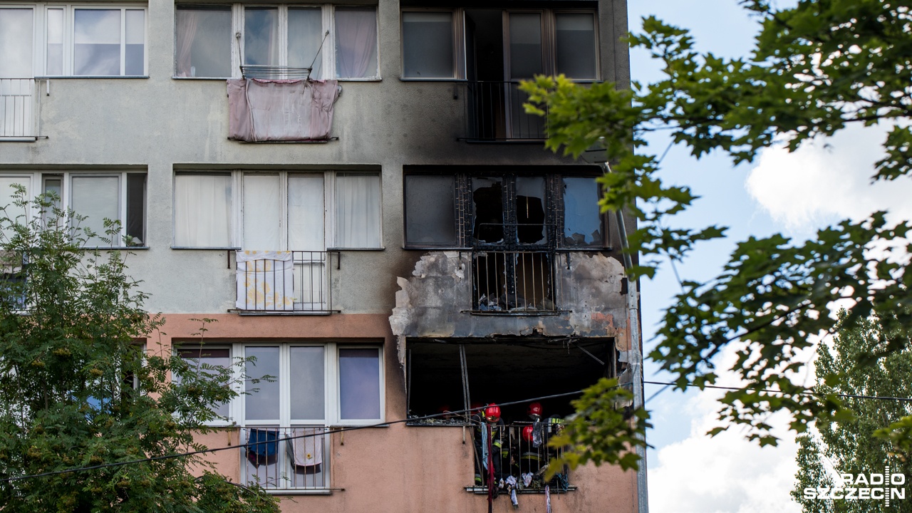 Śledztwo po pożarze na szczecińskim Niebuszewie
