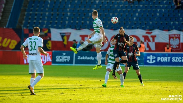 Pogoń Szczecin - Lechia Gdańsk 0:0. Fot. Olaf Nowicki [Radio Szczecin] Bezbramkowy remis na Twardowskiego [WIDEO, ZDJĘCIA]