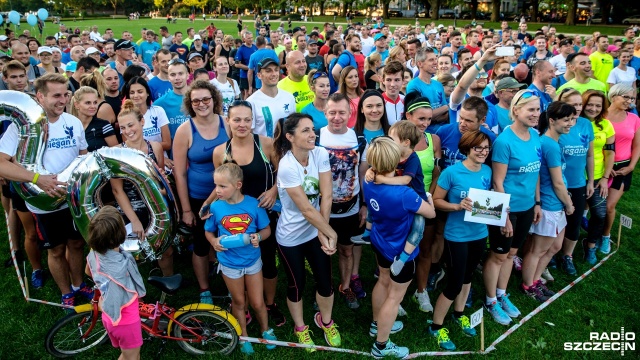 "Wieczorne Bieganie w Szczecinie" - edycja nr 200. Fot. Olaf Nowicki [Radio Szczecin] "Wieczorne Bieganie w Szczecinie" - edycja nr 200 [ZDJĘCIA, WIDEO]