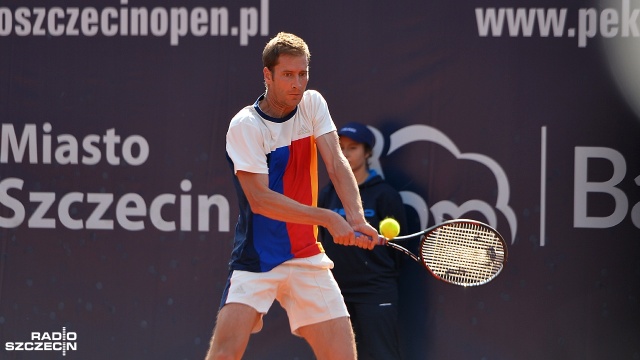 Richard Gasquet [FRA] - Florian Mayer [GER]. Fot. Łukasz Szełemej [Radio Szczecin] Richard Gasquet wygrywa Pekao Szczecin Open! [DUŻO ZDJĘĆ]