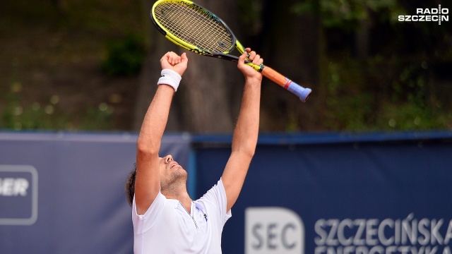 Richard Gasquet [FRA] - Florian Mayer [GER]. Fot. Łukasz Szełemej [Radio Szczecin] Richard Gasquet wygrywa Pekao Szczecin Open! [DUŻO ZDJĘĆ]