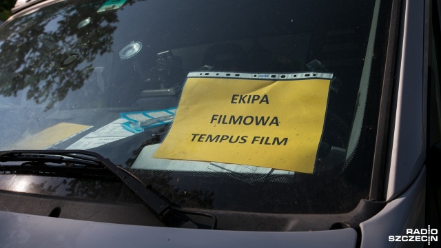 Zdjęcia do filmu "Serce za burtą" Bruno Grassa kręcone w Szczecinie. Fot. Weronika Łyczywek [Radio Szczecin] Grass kręci w Szczecinie [ZDJĘCIA]