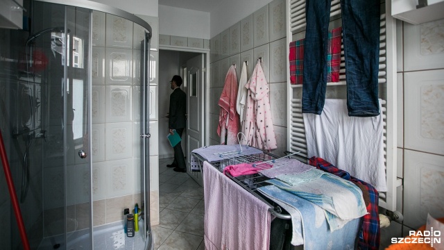 "Dom dla studenta". Fot. Weronika Łyczywek [Radio Szczecin] Studenci informatyki odebrali mieszkania od TBS-u [WIDEO, ZDJĘCIA]