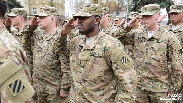 Żagań oficjalnie powitał amerykańskich żołnierzy