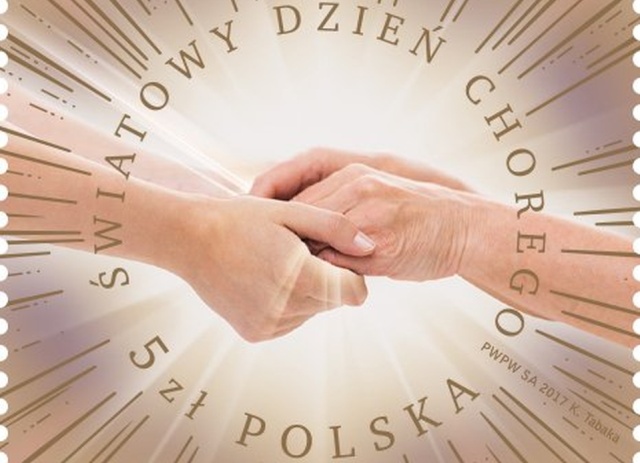 250 tysięcy specjalnych znaczków wyemitowała Poczta Polska z okazji 25. Światowego Dnia Chorego. W sobotę trafiają one do obiegu.