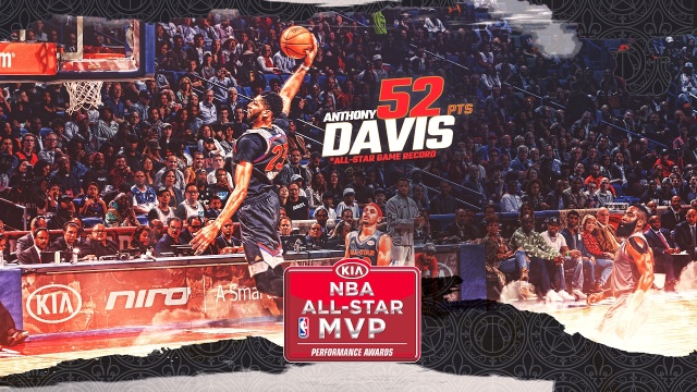 Wyczyn Anthony Davisa przejdzie do historii All-Stars w który drużyna Zachodu pokonała Wschód 192:182. Najlepsi koszykarze ligi NBA tegoroczny mecz gwiazd rozegrali w Nowym Orleanie.