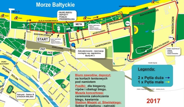 Kierowcy w Kołobrzegu muszą liczyć się w niedzielę z utrudnieniami w ruchu. Po raz 31 wystartuje uliczny Bieg Zaślubin.