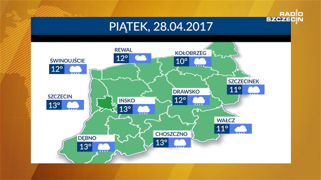 Na termometrach od 11 do 13 stopni Celsjusza, tylko na wschodzie regionu słońca jak na lekarstwo. Ale to się zmieni już w sobotę, bo będzie zdecydowanie mniej chmur. Tylko noce zimne w okolicach 2 stopni.
