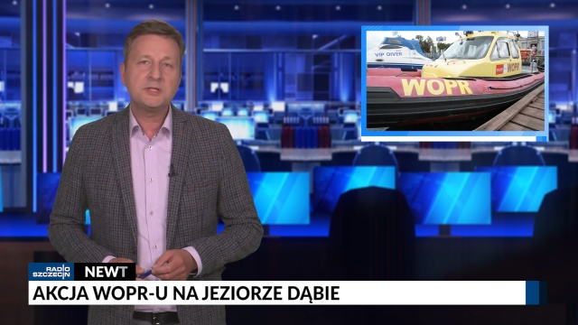W podsumowaniu dnia m.in.: Akcja WOPR-u na Jeziorze Dąbie Wracają czasowe kontrole na granicach Naukowcy ze szczecińskiej Akademii Morskiej zaprojektują terminal Z biletem na siatkarskie EURO pojedziemy komunikacją miejską za darmo