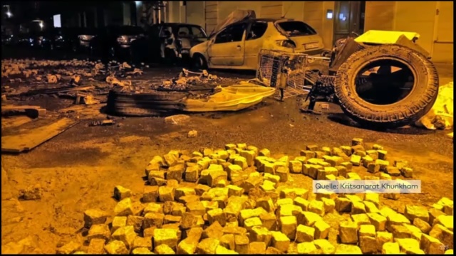 Zapłonęły barykady, w kierunku policji rzucano petardy, butelki, kamienie i inne ciężkie przedmioty. Niespełna 150 kilometrów od Szczecina, w Berlinie, policjanci starli się w sobotę z lewackimi grupami. Do poważnych zamieszek doszło w dzielnicy Friedrichshain.