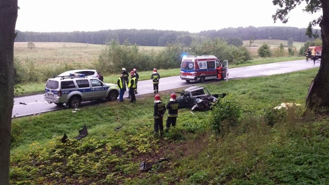 Jedna osoba nie żyje wskutek wypadku miedzy Chociwlem a Wegorzynem.