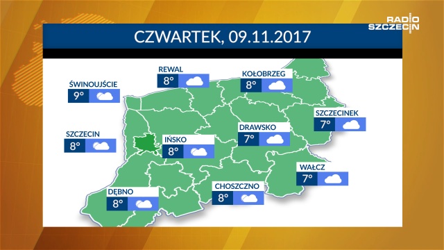 Coraz chłodniej, pochmurno, ale bez deszczu w całym regionie. Kolejne dni nie przyniosą rewolucji w pogodzie.
