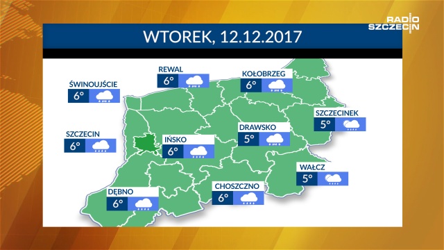Pogoda w ciągu kilku najbliższych dni nie będzie zachwycać. Wtorek deszczowy - słupki rtęci nie przekroczą szóstej kreski. Środa to już szansa na przejaśnienia.