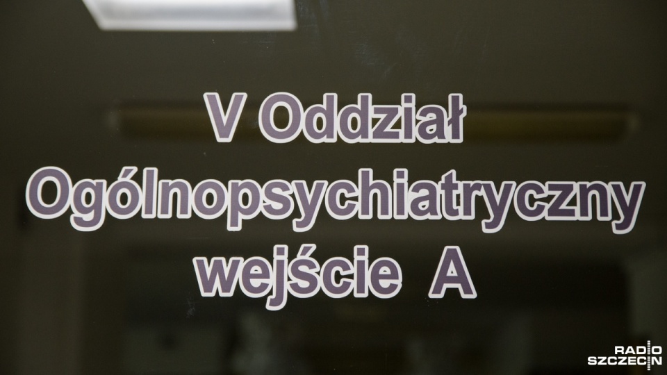 V oddział psychiatryczny w szpitalu z Zdrojach. Fot. Olaf Nowicki [Radio Szczecin]