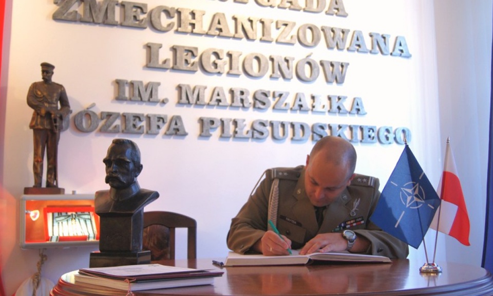 Pułkownik Piotr Trytek. Fot. 2 Brygady Zmechanizowanej Legionów im. Marszałka Józefa Piłsudskiego