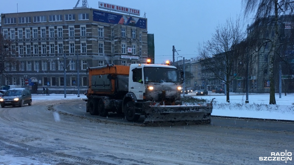Pługosolarka na ulicach Szczecina. Fot. Michał Król [Radio Szczecin]
