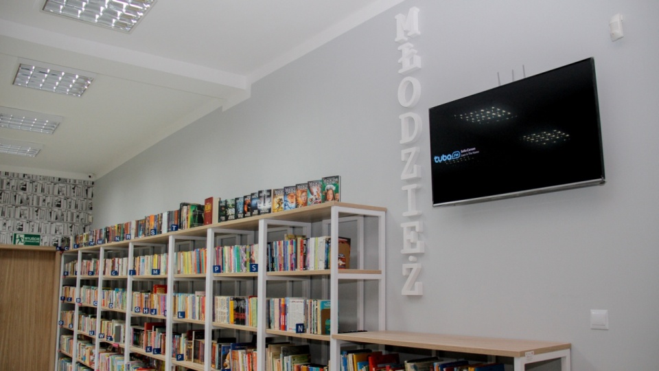 Wyremontowana biblioteka miejska w Drawsku Pomorskim. Fot. A. Cygan - Referat Promocji/UM w Drawsku Pomorskim