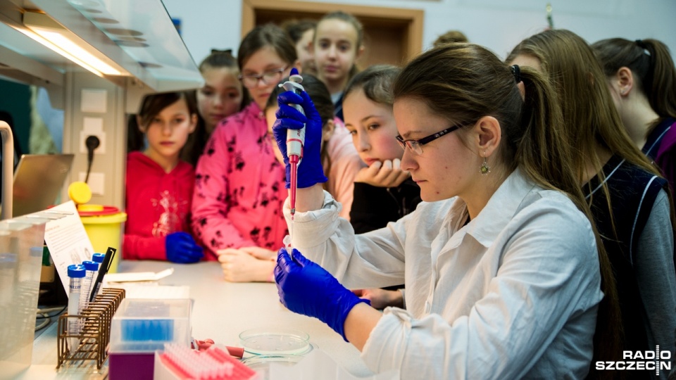 Noc Biologów na Uniwersytecie Szczecińskim. Fot. Olaf Nowicki [Radio Szczecin]