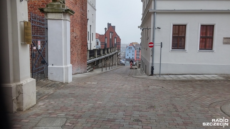 Ulica Kuśnierska na szczecińskim Podzamczu po przebudowie. Fot. Marek Borowiec [Radio Szczecin]