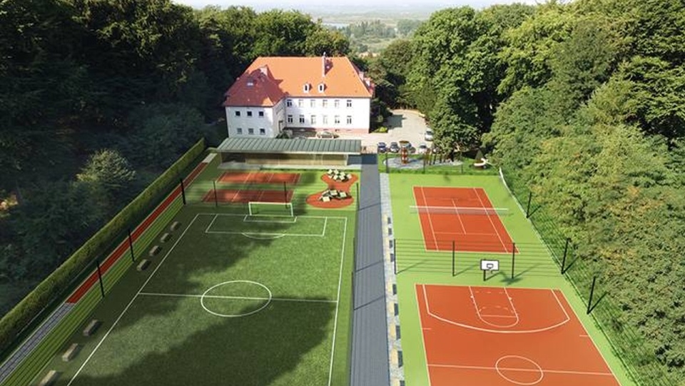 Projekt kompleksu sportowego w Puszczy Bukowej w Szczecinie. Mat. www.facebook.com/Bukovasport