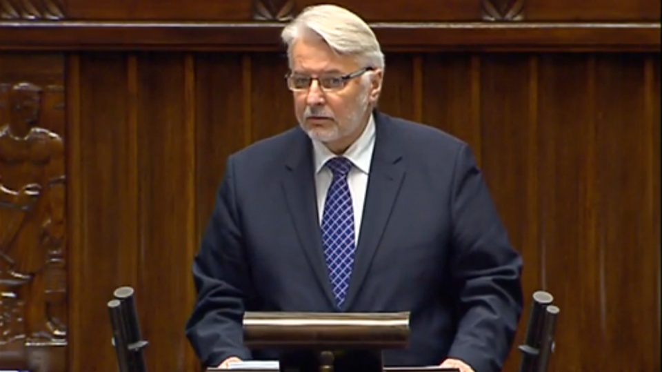 Witold Waszczykowski. Fot. Sejm TV