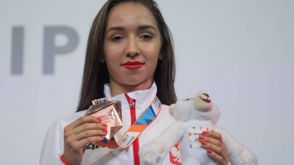 Sofia Ennaoui - brązowy medal w biegu na 1500 metrów. Fot. Marek Biczyk / Polski Związek Lekkiej Atletyki