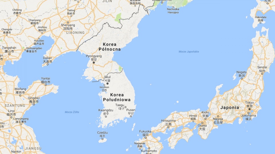 Korea Północna. Źródło: www.google.pl/maps