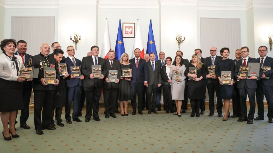 Prezydent wręczył 22 firmom tytuł "Pracodawca Przyjazny Pracownikom". Fot. Krzysztof Sitkowski / KPRP
