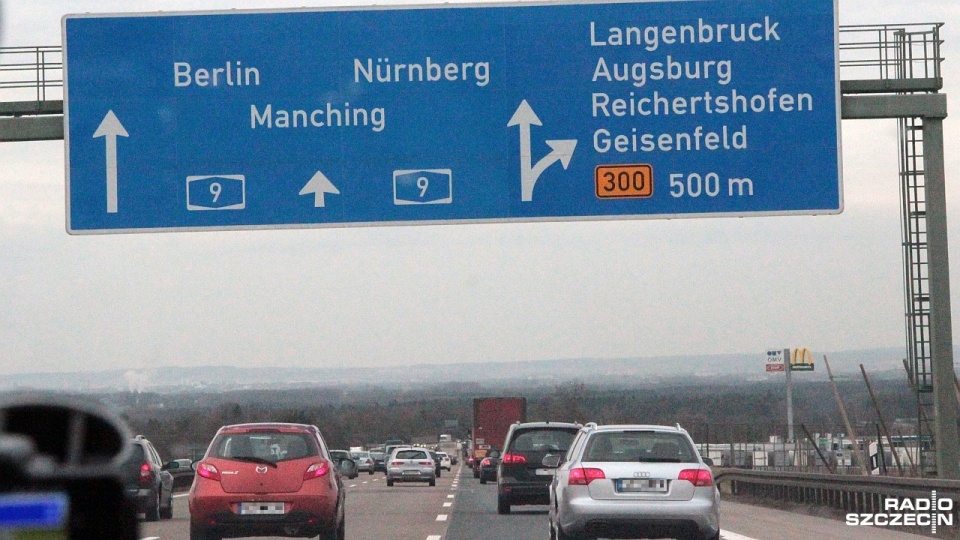 Roczna opłata za przejazd niemieckimi autostradami wyniesie maksymalnie 130 euro. Fot. Piotr Kołodziejski [Radio Szczecin/Archiwum]
