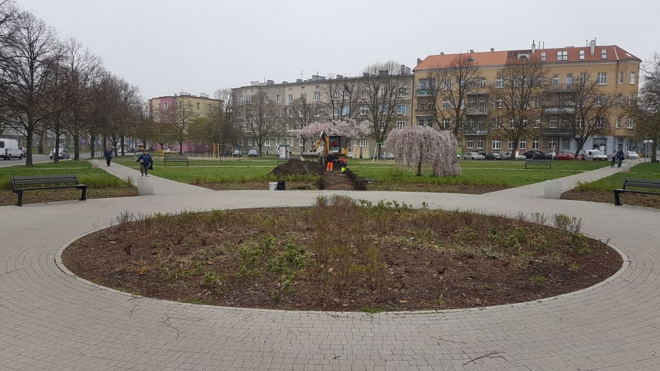 Skwer przy ulicy Bema w Szczecinie. Fot. ZUK