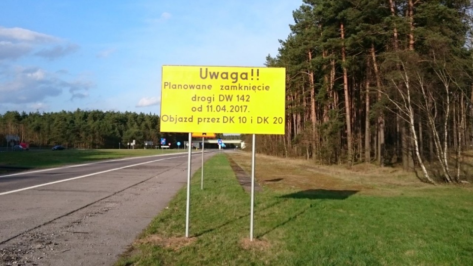 Objazd "chociwelki", czyli drogi wojewódzkiej nr 142. Fot. ZZDW Koszalin