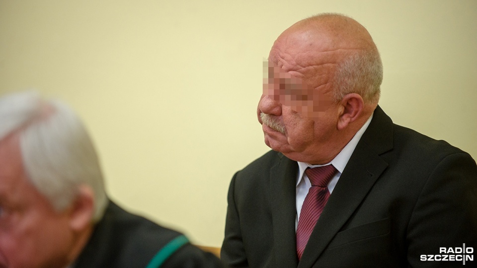 Były prokurator Mirosław S. podczas ogłoszenia wyroku. Fot. Olaf Nowicki [Radio Szczecin]