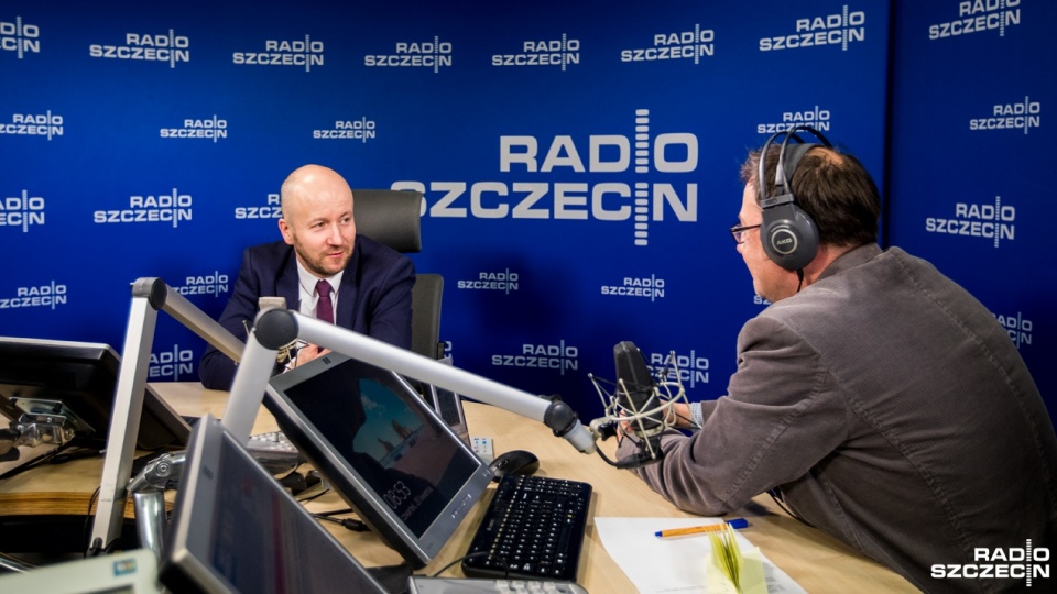 Marek Duklanowski przyznał, że chciałby być kandydatem PiS na prezydenta Szczecina ale to ostatecznie decyzja partii. Fot. Weronika Łyczywek [Radio Szczecin]