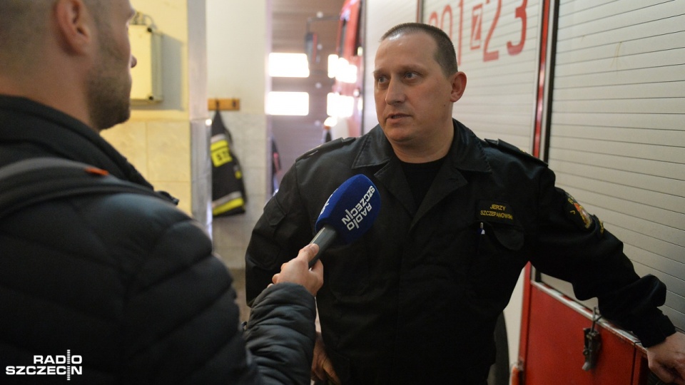 Międzynarodowy Dzień Strażaka w jednostce ratowniczo-gaśniczej nr 1 w Szczecinie. Fot. Łukasz Szełemej [Radio Szczecin]