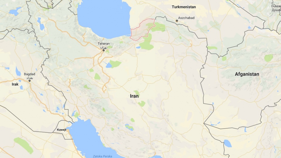 Do eksplozji w kopalni w prowincji Golestan doszło w środę. Źródło fot.: www.google.pl/maps
