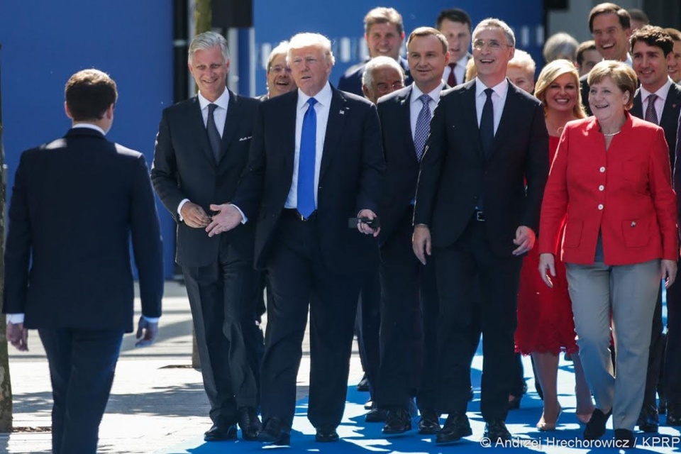 Spotkanie szefów państw i rządów NATO w Brukseli. Fot. Andrzej Hrechorowicz/KPRP, źródło: www.prezydent.pl