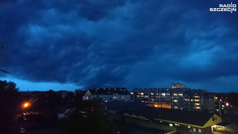 Burza w Szczecinie. Fot. Olaf Nowicki [Radio Szczecin]