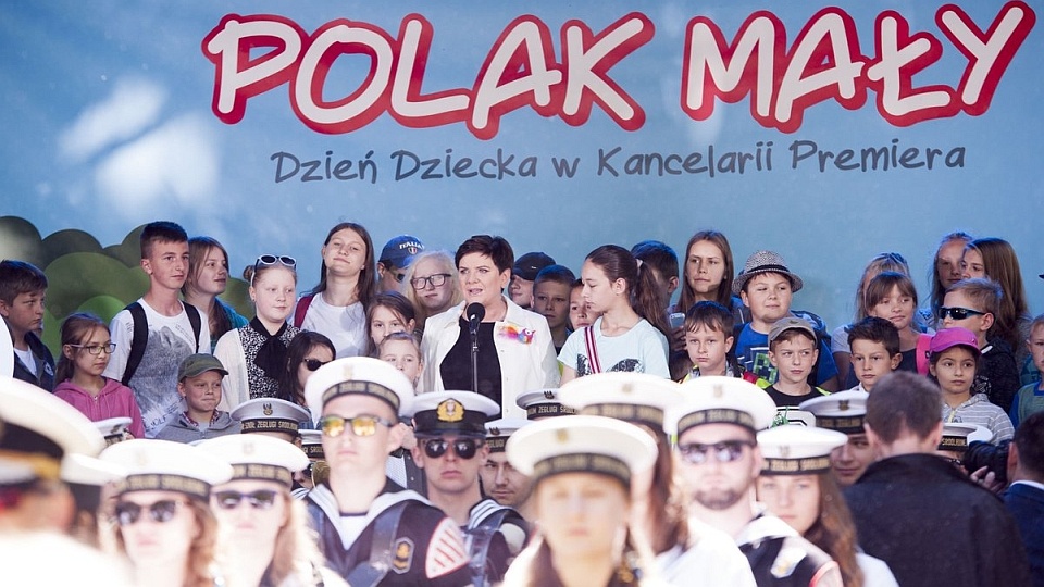 W imprezie, której hasłem przewodnim było "Polak Mały" wzięło udział kilka tysięcy dzieci i rodziców. Fot. twitter.com/PremierRP