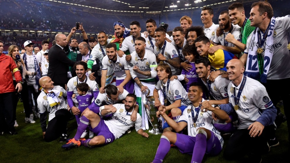 Real zdobył Puchar Europy po raz 12., jednocześnie jako pierwszy zespół w historii triumfował w Lidze Mistrzów dwukrotnie z rzędu. Fot. twitter.com/LigaChampions