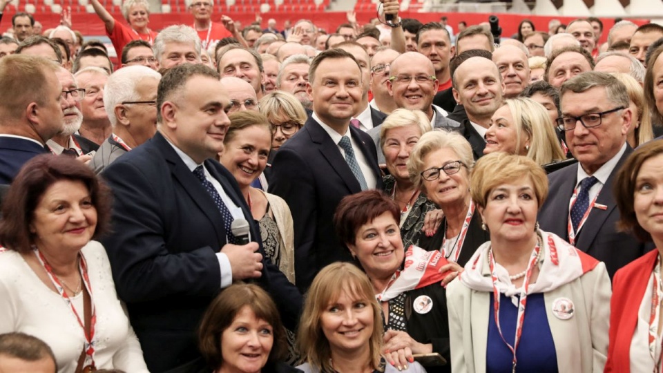 Prezydent na spotkaniu klubów "Gazety Polskiej". Fot. Krzysztof Sitkowski / KPRP